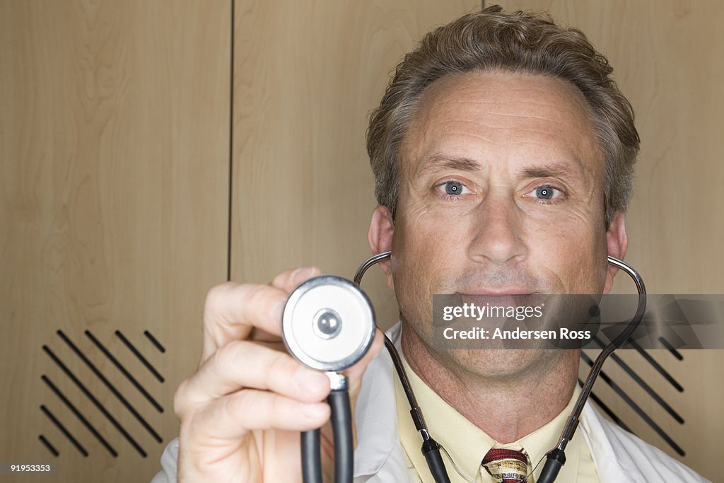 Doctor with stethoscope