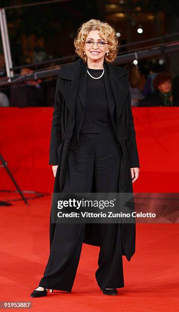 Enrica Bonaccorti attends 'The City Of Your Final Destination' Premiere during day 2 of the 4th Rome International Film Festival held at the...