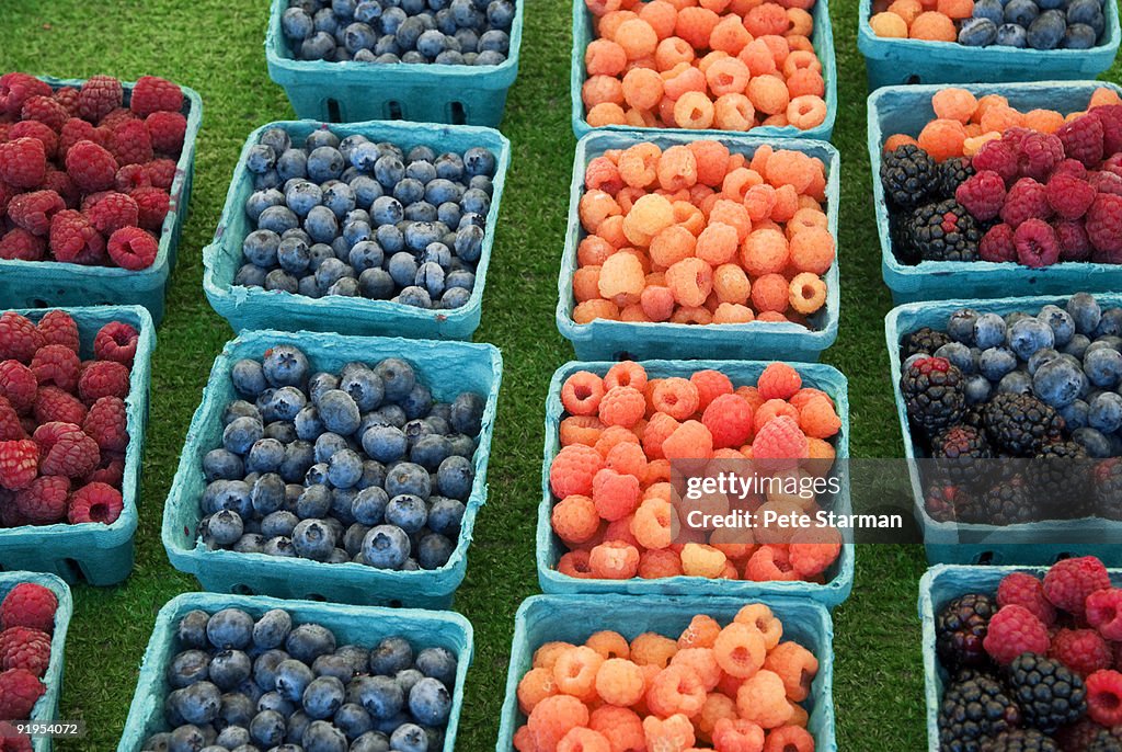 Organicly grown berries from local Farmers Market.