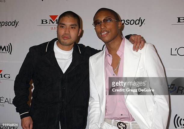 Chad Hugo and Pharrell of The Neptunes