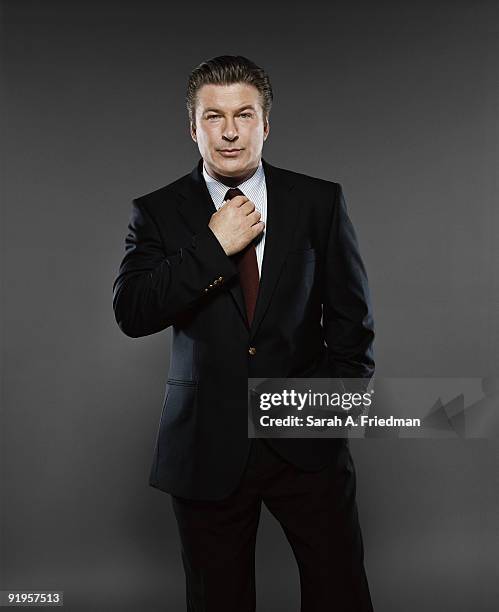 Actor Alec Baldwin poses at a portrait session for Fortune Magazine in 2007.