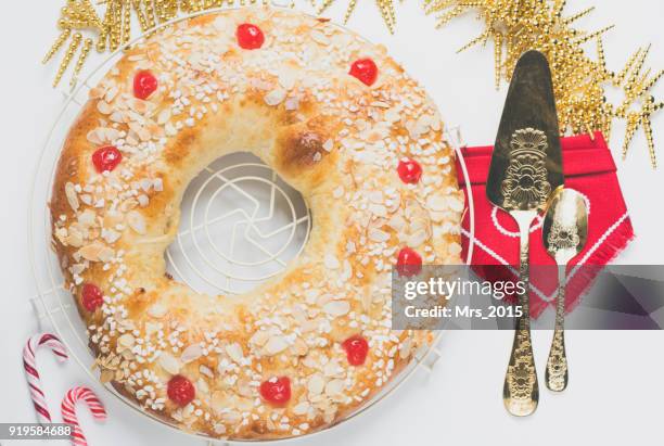 christmas kings cake - christmas cake ストックフォトと画�像