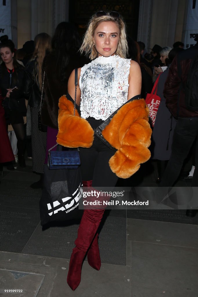 Celebrity Sightings - LFW February 2018 - Day 1 - February 16, 2018