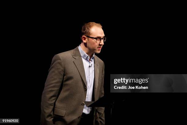 Writer David Bezmozgis attends The 2009 New Yorker Festival: Fiction Night at Cedar Lake on October 16, 2009 in New York City.