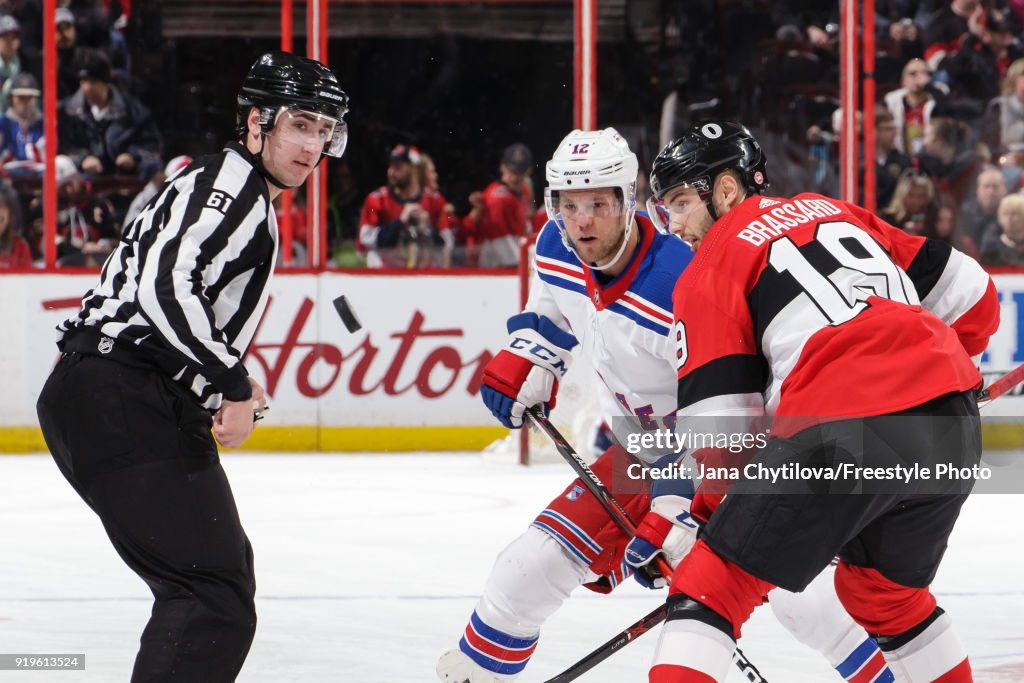 New York Rangers v Ottawa Senators