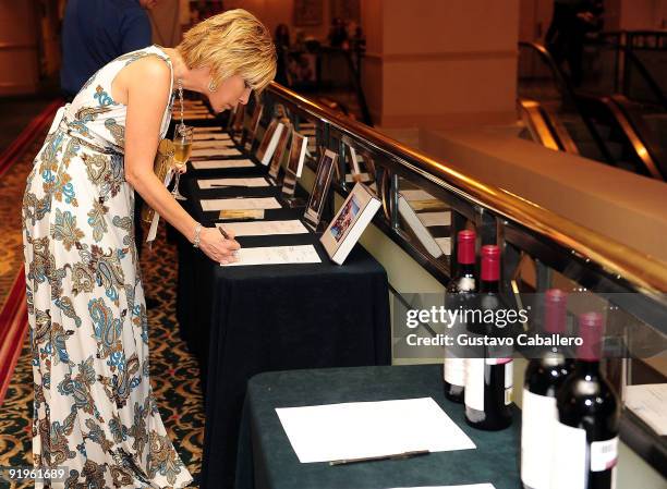 Personality Lynn Martinez attends the First Annual Friends of the Orphans Gala at J.W. Marriott on October 16, 2009 in Miami, Florida.