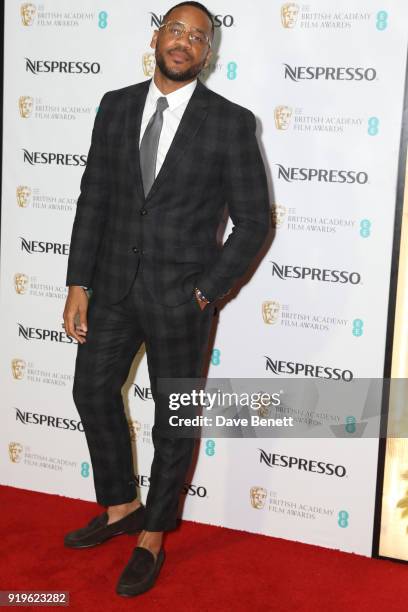 Reggie Yates attends the British Academy Film Awards Nominees Party at Kensington Palace on February 17, 2018 in London, England.