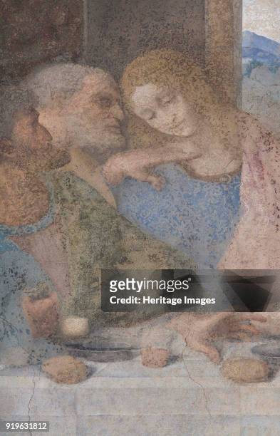 The Last Supper , 1495-1498. Found in the Collection of Santa Maria delle Grazie, Milan.