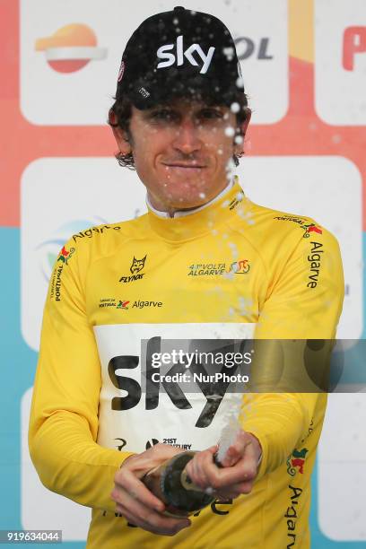 Geraint Thomas of Team Sky after the 4th stage of the cycling Tour of Algarve between Almodovar and Tavira, on February 17, 2018.