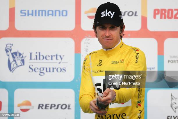 Geraint Thomas of Team Sky after the 4th stage of the cycling Tour of Algarve between Almodovar and Tavira, on February 17, 2018.