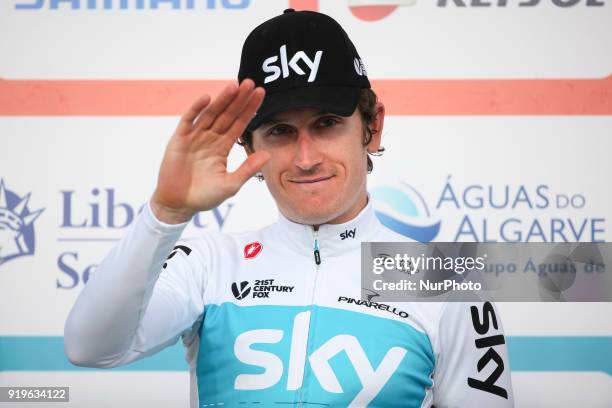 Geraint Thomas of Team Sky after the 4th stage of the cycling Tour of Algarve between Almodovar and Tavira, on February 17, 2018.