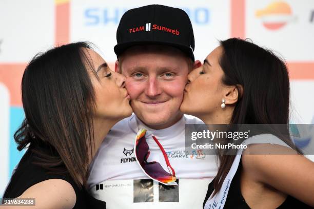Sam Oomen of Team Sunweb after the 4th stage of the cycling Tour of Algarve between Almodovar and Tavira, on February 17, 2018.
