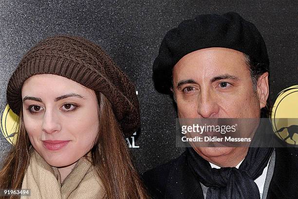 Oct-09: Dominik Garcia and Andy Garcia Andy Garcia and daughter Dominik GarcÃ­a-Lorido visit the Ghent filmfestival to promote the film City Island....