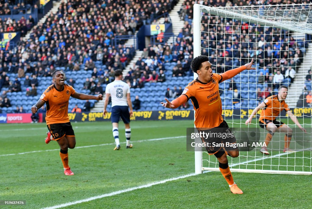 Preston North End v Wolverhampton Wanderers - Sky Bet Championship