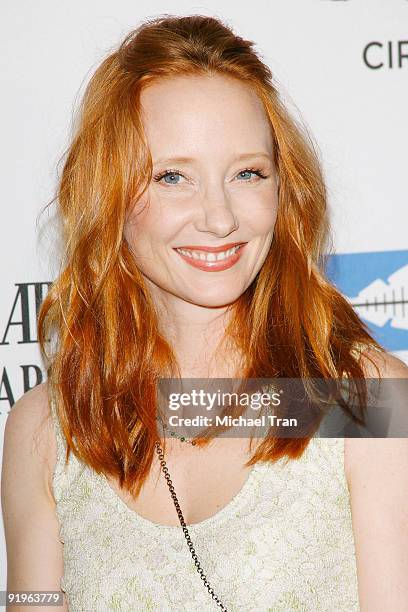 Anne Heche arrives to the opening night gala for Cirque du Soleil's "Kooza" held at Santa Monica Pier on October 16, 2009 in Santa Monica, California.