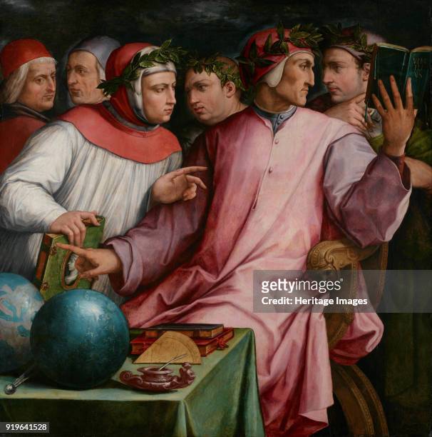 Group Portrait of Six Tuscan Poets , 1544. Found in the Collection of Minneapolis Institute of Arts.
