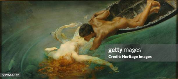 The Siren , ca 1893. Found in the Collection of Galleria Civica d'Arte Moderna, Torino.