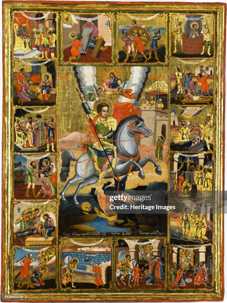Saint George With Scenes From His Life
