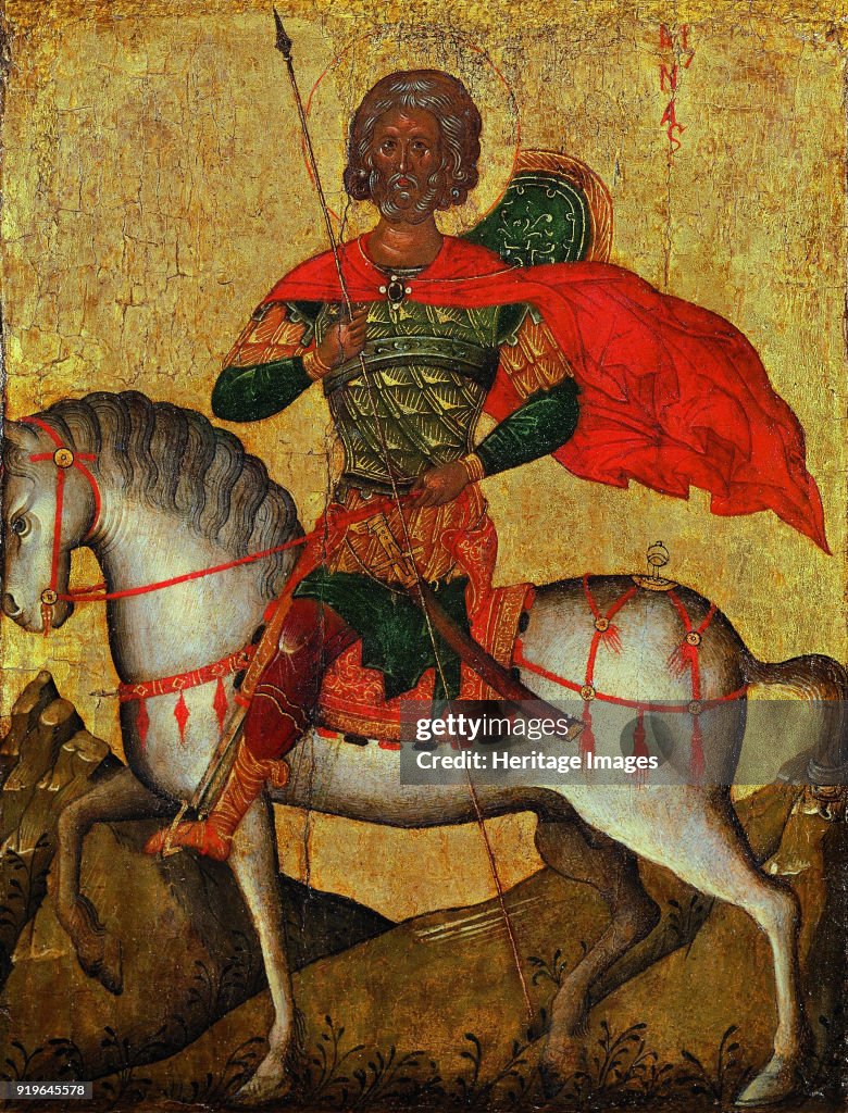 Saint Menas On Horseback