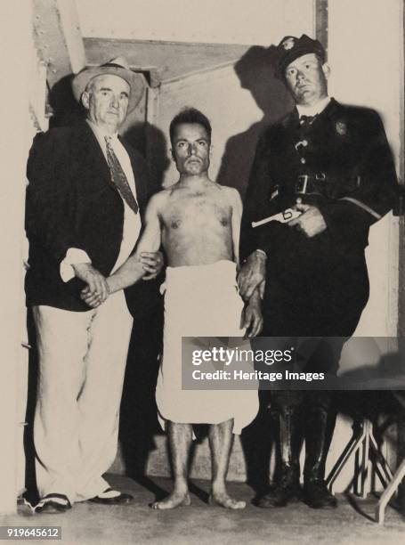 Giuseppe Zangara Arrested In Miami, 1933. Found in the Collection of University of Florida.