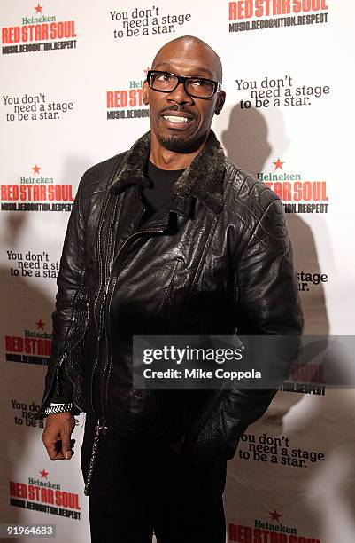 Comedian Charlie Murphy attends a concert presented by Heineken Red Star Soul at Gotham Hall on October 16, 2009 in New York City.