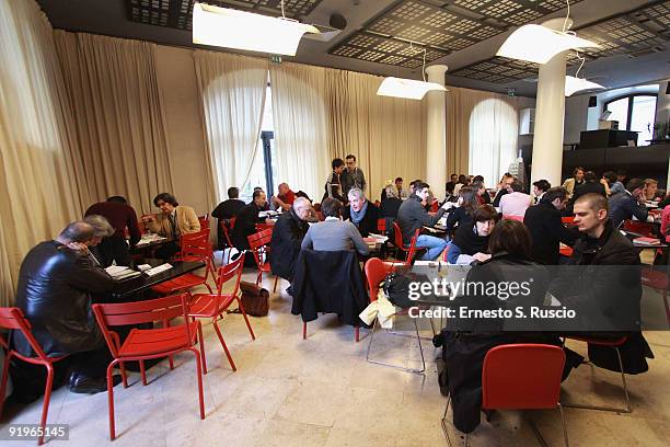 Atmosphere at the 'Casa del Cinema' during Day 3 of the 4th International Rome Film Festival held at the Auditorium Parco della Musica on October 17,...