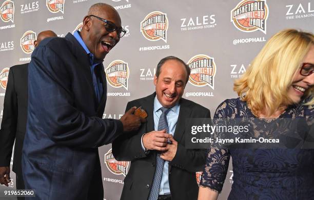 The Naismith Memorial Basketball Hall of Fame announced its thirteen finalists for the Class of 2018 Election during a press conference at Staples...