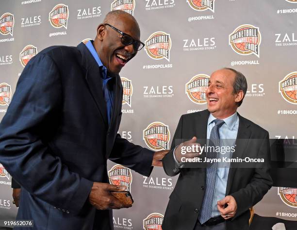 The Naismith Memorial Basketball Hall of Fame announced its thirteen finalists for the Class of 2018 Election during a press conference at Staples...