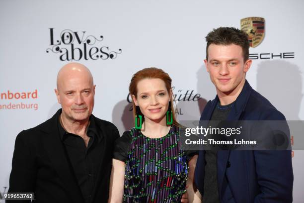 Christian Berkel , Karoline Herfurth and Jannis Niewoehner attend the Medienboard Berlin-Brandenburg Reception at The 68th Berlinale International...