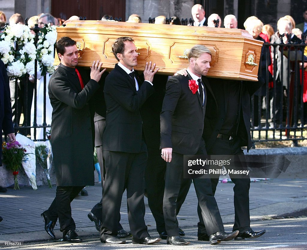 Funeral Of Boyzone Star Stephen Gately