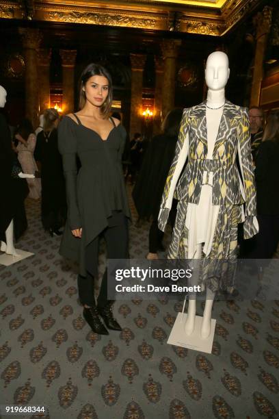 Katie Keight attends the Opening evening for the Australian Fashion Council's inaugural showroom in London, celebrating KitX and sustainable fashion...