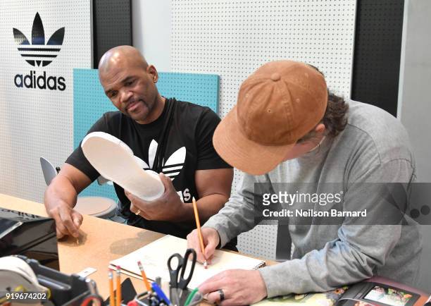 Darryl McDaniels, 'DMC' at Maker Lab at adidas Creates 747 Warehouse St. - an event in basketball culture on February 17, 2018 in Los Angeles,...
