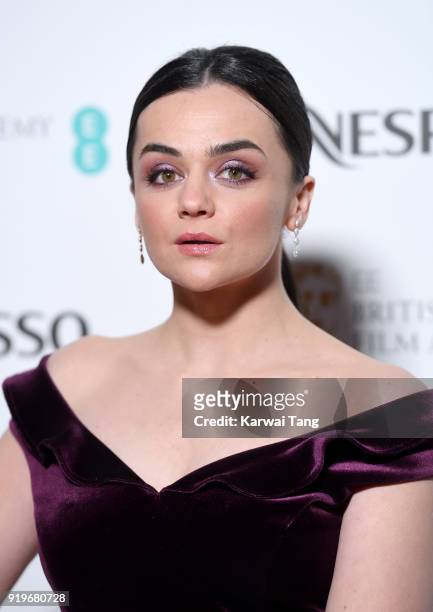 Hayley Squires attends the EE British Academy Film Awards Nominees Party at Kensington Palace on February 17, 2018 in London, England.