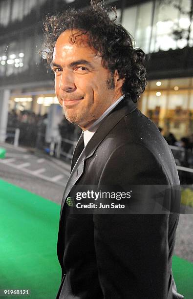 Director Alejandro Gonzalez Inarritu attends the 22nd Tokyo International Film Festival Opening Ceremony at Roppongi Hills on October 17, 2009 in...