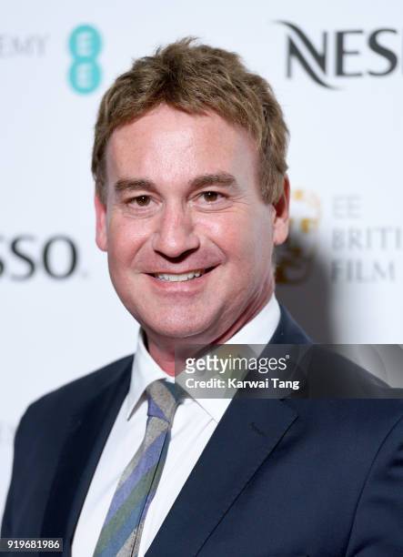 Steven Rogers attends the EE British Academy Film Awards Nominees Party at Kensington Palace on February 17, 2018 in London, England.