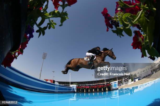 General view during The President of the UAE Show Jumping Cup at Al Forsan on February 17, 2018 in Abu Dhabi, United Arab Emirates