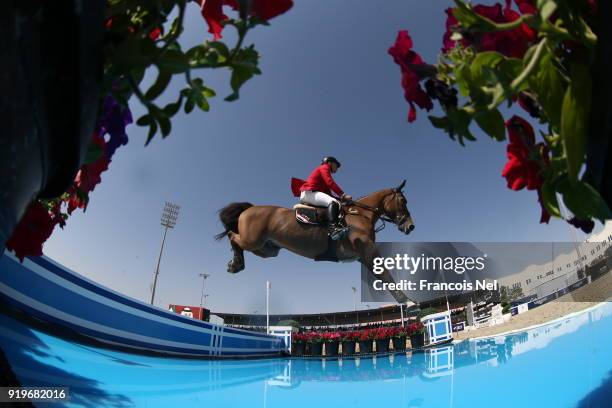 General view during The President of the UAE Show Jumping Cup at Al Forsan on February 17, 2018 in Abu Dhabi, United Arab Emirates