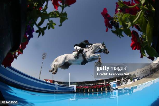 General view during The President of the UAE Show Jumping Cup at Al Forsan on February 17, 2018 in Abu Dhabi, United Arab Emirates