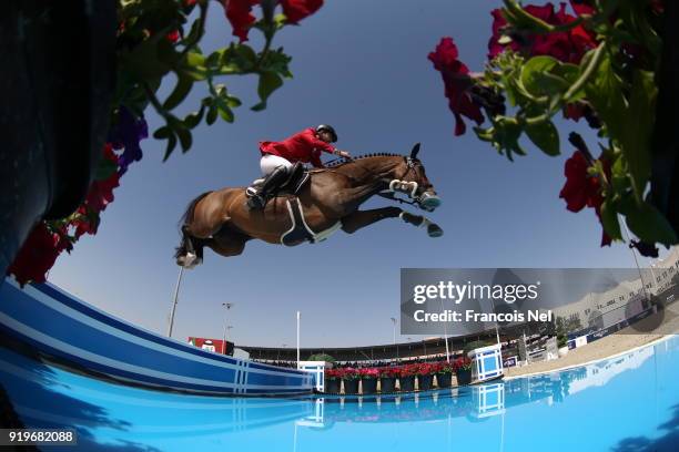 General view during The President of the UAE Show Jumping Cup at Al Forsan on February 17, 2018 in Abu Dhabi, United Arab Emirates