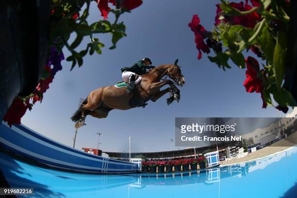 General view during The President of the UAE Show Jumping Cup at Al Forsan on February 17, 2018 in Abu Dhabi, United Arab Emirates