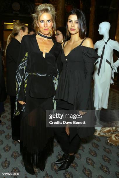 Kit Willow and Katie Keight attend the Opening evening for the Australian Fashion Council's inaugural showroom in London, celebrating KitX and...