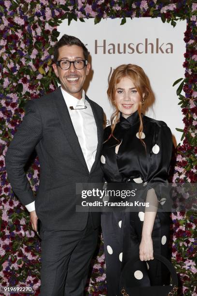 Karim Sattar and Palina Rojinski during Dr.Hauschka at the Medienboard Berlin-Brandenburg Reception during the 68th Berlinale International Film...