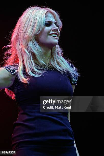 Pixie Lott performs at Girlguiding UK's Big Gig at Wembley Arena on October 17, 2009 in London, England.