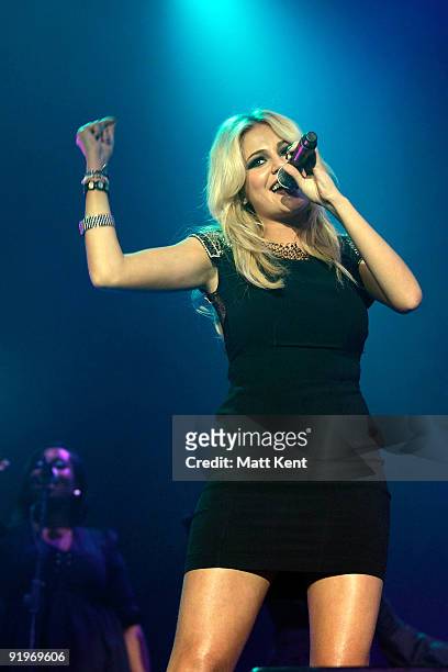 Pixie Lott performs at Girlguiding UK's Big Gig at Wembley Arena on October 17, 2009 in London, England.