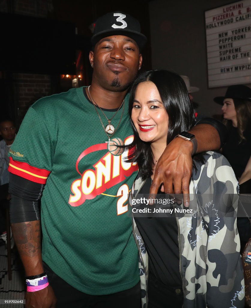 Remy Martin Viewing Party At Luchini Pizzeria And Bar