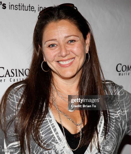 Camryn Manheim attends Children's Institute Hosts "Poker For A Cause" Celebrity Poker Tournament at Commerce Casino on October 17, 2009 in City of...