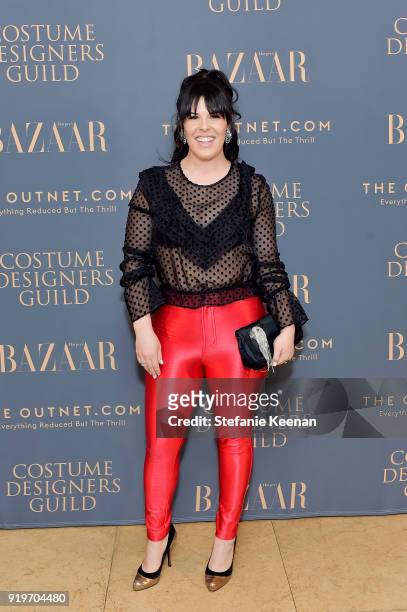 Alexis Martin Woodall attends Harper's BAZAAR and the CDG Celebrate Top Costume Designers and Nominees of the 20th CDGA with an Event Presented by...