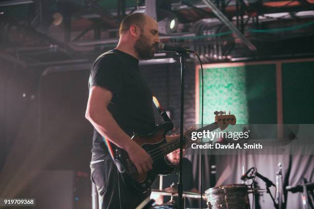 David Bazan of Pedro The Lion performs at Saturn Birmingham on February 17, 2018 in Birmingham, Alabama.