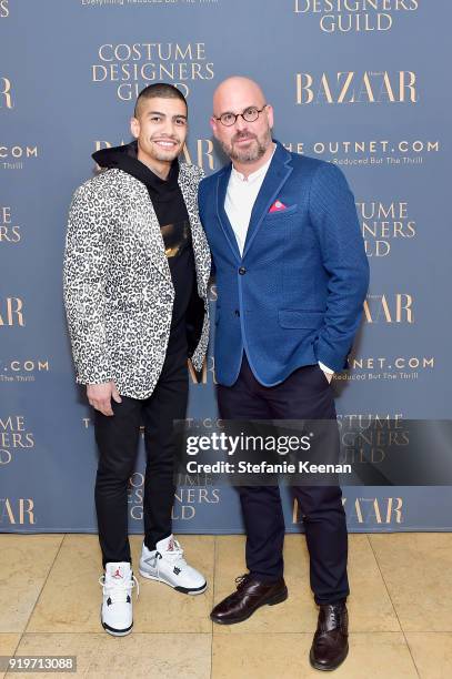 Andres Sosa and Rick Gonzalez attend Harper's BAZAAR and the CDG Celebrate Top Costume Designers and Nominees of the 20th CDGA with an Event...