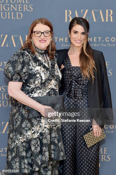 Glenda Bailey and Nikki Reed attend attends Harper’s BAZAAR and the CDG Celebrate Top Costume Designers and Nominees of the 20th CDGA with an Event...